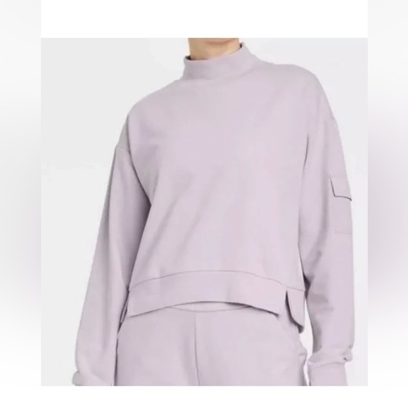 all in motion Sweaters - All In Motion French Terry Sweatshirt Lilac Purple Thumb Hole Women Size M